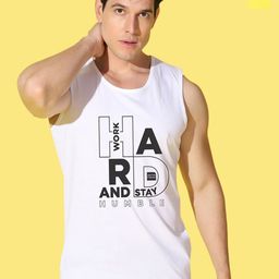 WOOSTRO Pack Of 2 Printed Super Combed Cotton Gym Vests VWS26(ALONE YELLOW)(HARD WHITE)-image-79