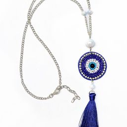 Daizy Girls Evil Eye Chain Embellished With Beads Necklace-image-14