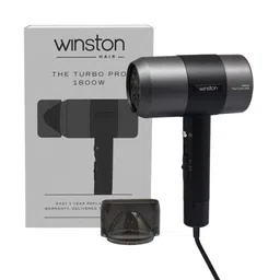 WINSTON WHD-106 Turbo Pro Hair Dryer - 1800W- Black-48