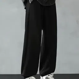 YOU FOREVER Men Original High-Rise Baggy Cotton Joggers Trousers image 4