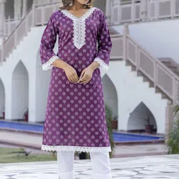BKApparels Women Floral Kurta-picture-23