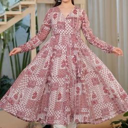 Emaira Women Floral Printed Regular Pure Cotton Kurta with Palazzos-image-71