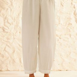 JAYPORE Women Solid Loose Fit Cotton Salwar-image-80