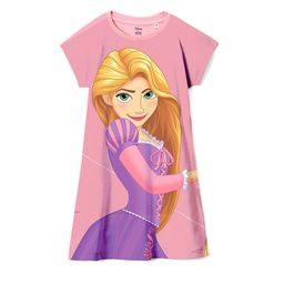 Wear Your Mind Girls Rapunzel Character Printed A-Line Dress-image-93