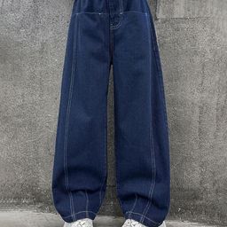LULU & SKY Girls Wide Leg High-Rise Jeans-image-24
