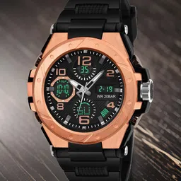 Otage Men Printed Dial & Wrap Around Straps Analogue Watch .LSKA-9110-RoseGold11-40