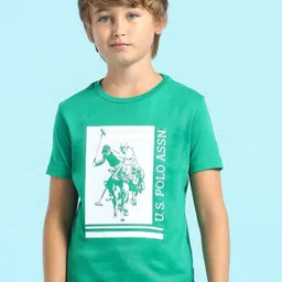 U.S. Polo Assn. Kids Boys Graphic Printed Round Neck T-shirt-picture-16