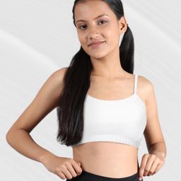 D'chica Non Padded Non Wired Beginner Bra -  White-image-68