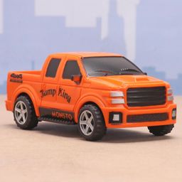 Monsto Wheels Pull Back Jeep - Orange-14