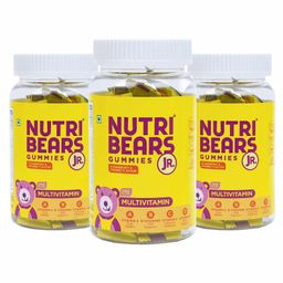 NutriBears Kids Multivitamin Gummies for Daily Wellness Pack of 3 - 30 Pieces Each-39