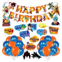 Zyozi Dragon Ball Themed Birthday Decoration Kit Multicolour - Pack of 43-image-50