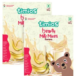 Timios High Protein Banana Swirl Milk Mix - 250 gm-Pack of 2-image-66