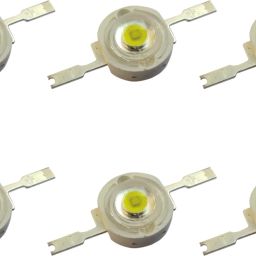 (Pack of 10 Pieces) 3W Super Bright White SMD LED Diode Chip Light Bulb Lamp for Science Projects DIY Hobby Kit Torch, Flashlights, Warm White Light Electronic Hobby Kit-20