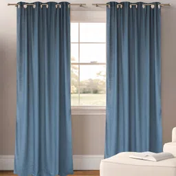 Dekor World Multicoloured Set of 2 Sheer Long Door Curtain-17