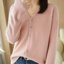 KPOP Women V - Neck Long Sleeves Top-picture-54