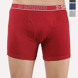 Sporto by Macho Men Pack Of 4 Anti-Rash Short Trunks Sprto_M1030-A1-Dnm1-G1-R1-L-picture-25