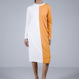 Eilaa Women Colourblocked Round Neck T-shirt-image-51