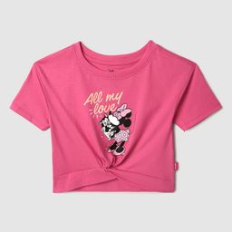 Nauti Nati Girls Mickey Mouse Printed Short Sleeves Cotton T-shirt-picture-7
