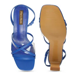 Flat n Heels Block Sandals with Buckles image 5