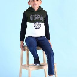 U.S. Polo Assn. Kids Boys Colourblocked Hooded Sweatshirt-picture-34