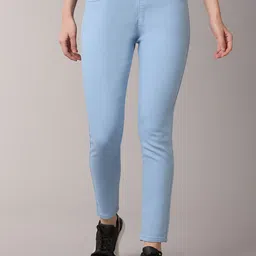 Moda Rapido Women Skinny Fit High-Rise Stretchable Clean Look Jeans-picture-4