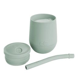 ezpz Mini Cup with Straw Training System Sage - 118 ml image 2