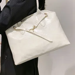 LULU & SKY Colourblocked PU Structured Handheld Bag image 3