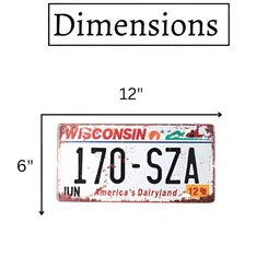 eazy wagon White & Red Wisconsin 170 SZA Printed Wall HangingDecor-image-87