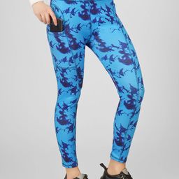 POOJARAN SAREE Printed Full Stretch Dry FitTights-image-51