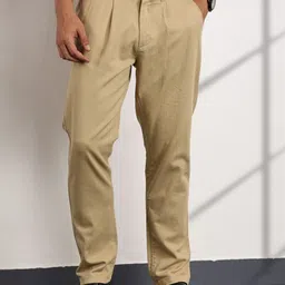 Thomas Scott Men Smart Easy Wash Pleated Trousers-image-82