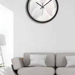 OLIVE TREE Black & White Printed Contemporary Wall Clock-image-61