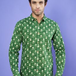 COTLAND FASHION Men Premium Floral Opaque Printed Casual Shirt-image-87