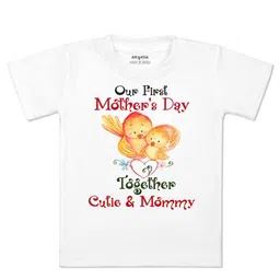 Arvesa Kids Typography Printed Applique T-shirt-picture-24