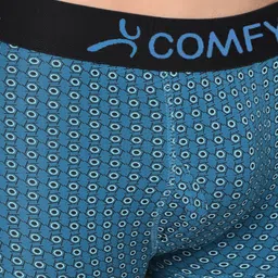 AMUL COMFY Men Pack Of 3 Printed Breathable Trunks ACM101BTRNK-MULTI-95-PO3 image 2