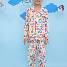 Vastrarth Unisex Kids Printed Night suit-image-48