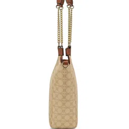 Lavie Printed Structured Tote Bag with Quilted image 2