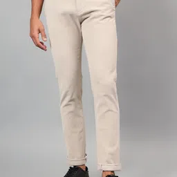 Cantabil Men Mid-Rise Regular Fit Trousers-image-90
