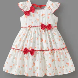 Mark & Mia Girls Conversational Print Peplum Dress-image-50