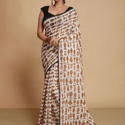 WoodenTant Pure Cotton Saree-10