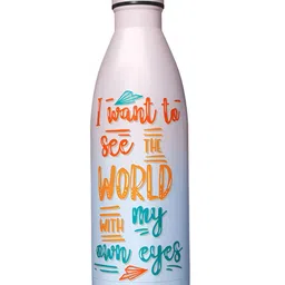 Speedex Pink & Blue Single Stainless Steel Printed Water Bottle-picture-12