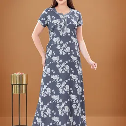 Sand Dune Printed Maxi Nightdress-image-41