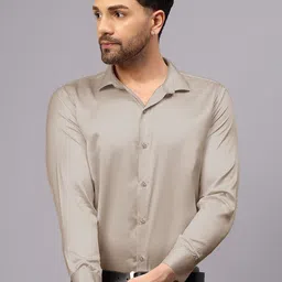 CVC Men Solid Classic Formal Regular Fit Shirt-image-37