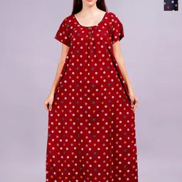 Breezly Printed Maxi Nightdress-picture-24
