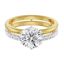 Emori 1.5 CT Genelia Bridal Set Ring-image-84