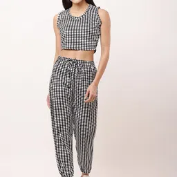 Moda Rapido Printed Round Neck Top With Trousers Co-Ords-picture-19
