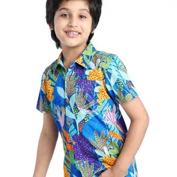 ARIAS By LARA DUTTA Boys Opaque Printed Casual Shirt-image-54