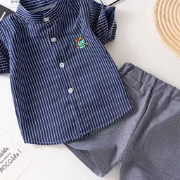 YK Boys Striped Shirt With Shorts-36