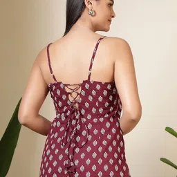 Nayo Printed Cotton Shoulder Straps Tunic-picture-29
