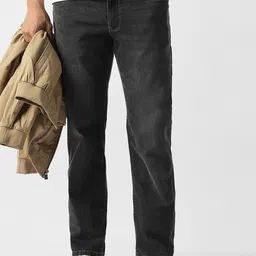 VAN HEUSEN DENIM LABS Men Regular Fit Mid-Rise Light Fade Jeans-picture-42