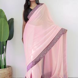 Anouk Rustic Poly Georgette Saree-image-62